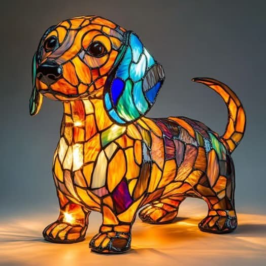 Pawlina | LED Nachtlicht in Hundeform mit USB und Schalter, 15 cm