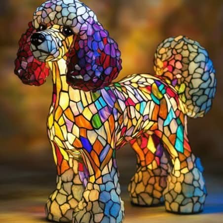 Pawlina | LED Nachtlicht in Hundeform mit USB und Schalter, 15 cm