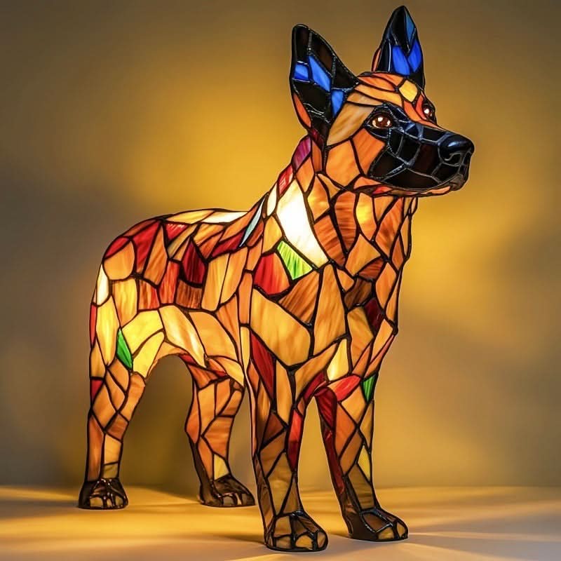 Pawlina | LED Nachtlicht in Hundeform mit USB und Schalter, 15 cm