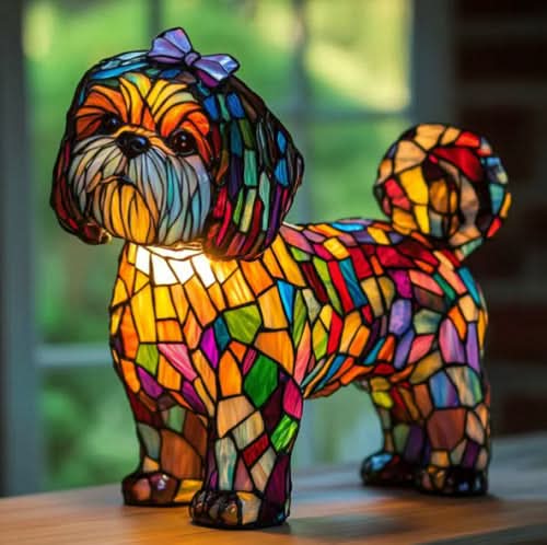 Pawlina | LED Nachtlicht in Hundeform mit USB und Schalter, 15 cm
