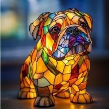 Pawlina | LED Nachtlicht in Hundeform mit USB und Schalter, 15 cm