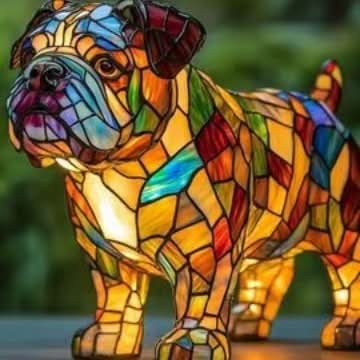 Pawlina | LED Nachtlicht in Hundeform mit USB und Schalter, 15 cm
