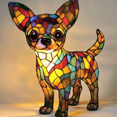 Pawlina | LED Nachtlicht in Hundeform mit USB und Schalter, 15 cm