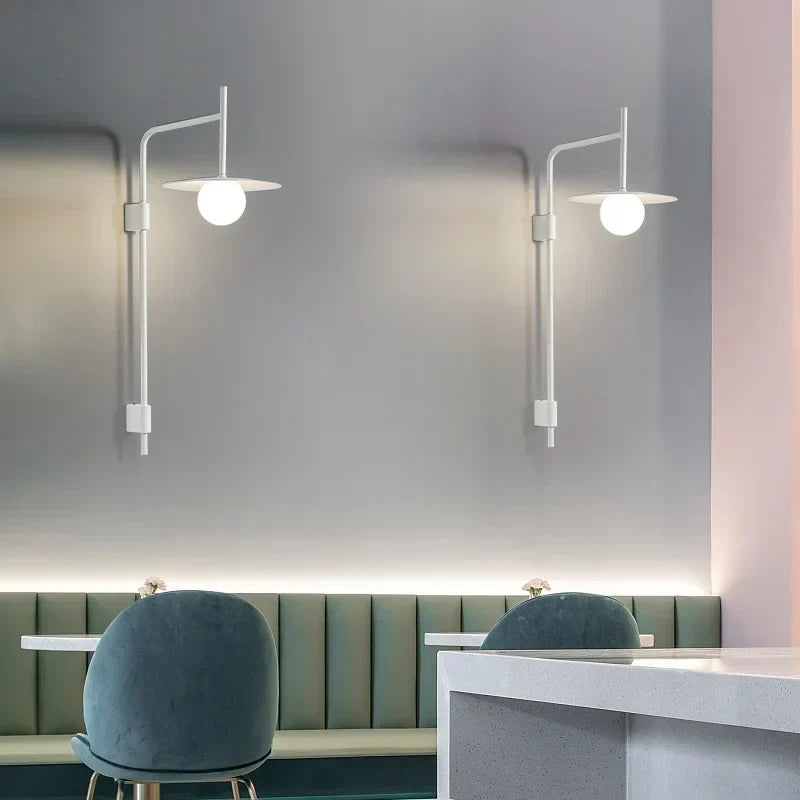 Moderna lampada da parete LED girevole Aralyn – Design minimalista in nero