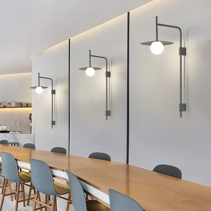 Moderna lampada da parete LED girevole Aralyn – Design minimalista in nero