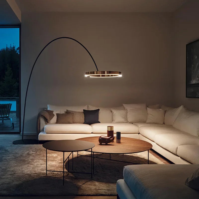 Arinella Curve | LED-Stehlampe im Skandinavischer Bogen-Design