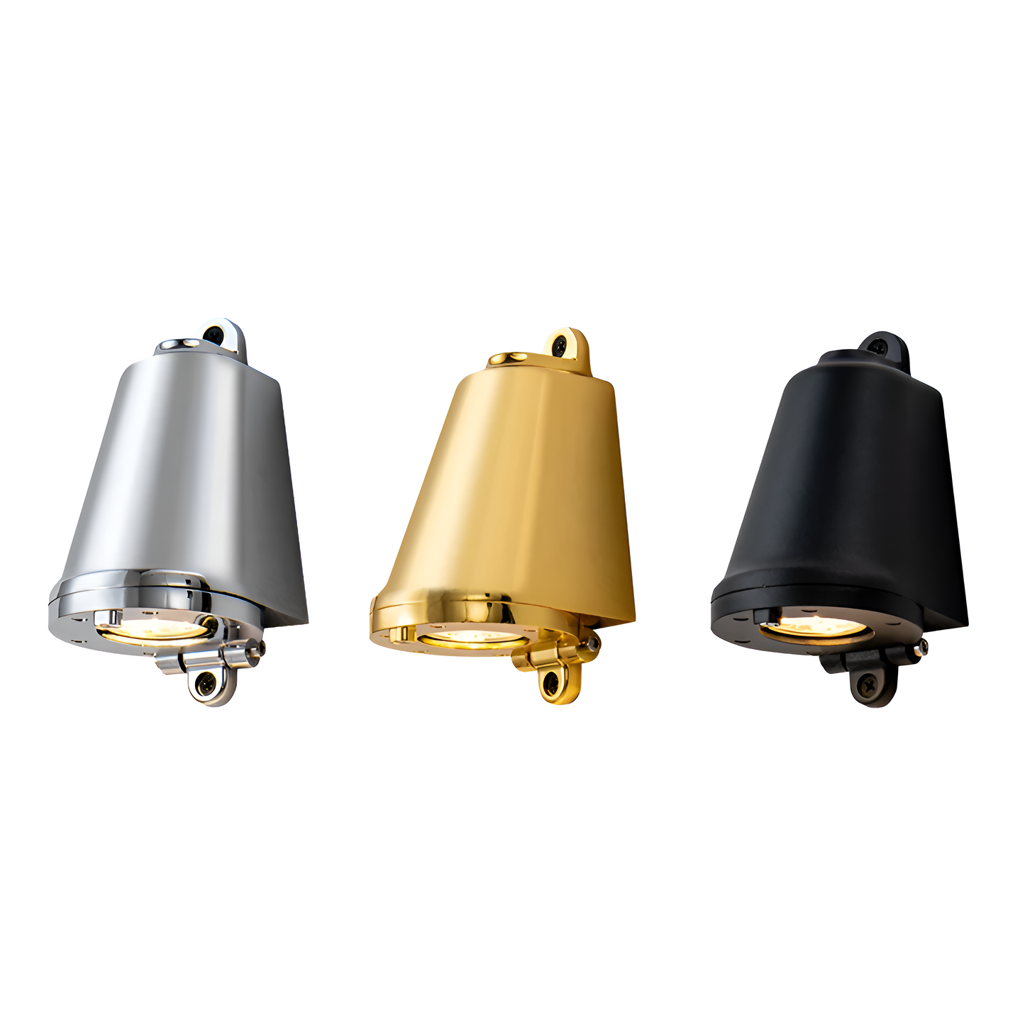 Minimalist LED outdoor wall lamp made of aluminum – weatherproof