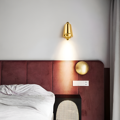 Minimalist LED outdoor wall lamp made of aluminum – weatherproof