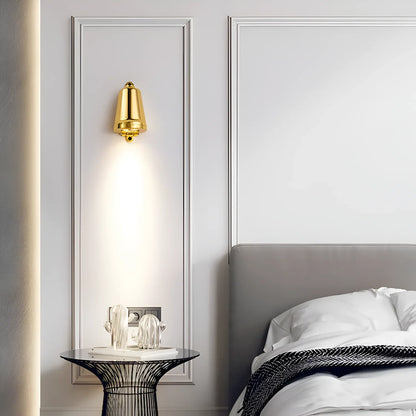 Minimalist LED outdoor wall lamp made of aluminum – weatherproof