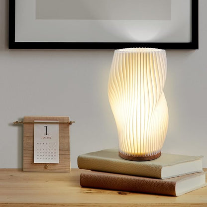 Wavecrest Aura | Lampada da tavolo LED dal design ondulato