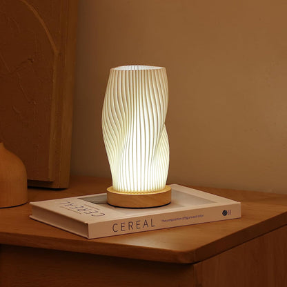 Wavecrest Aura | Lampada da tavolo LED dal design ondulato