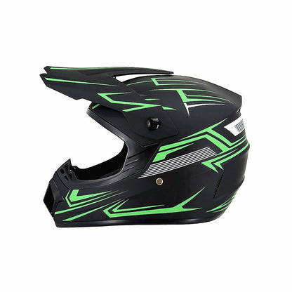 Trakvo | Full-Face Motocross Helmet with Peak and Reinforced Chin Guard