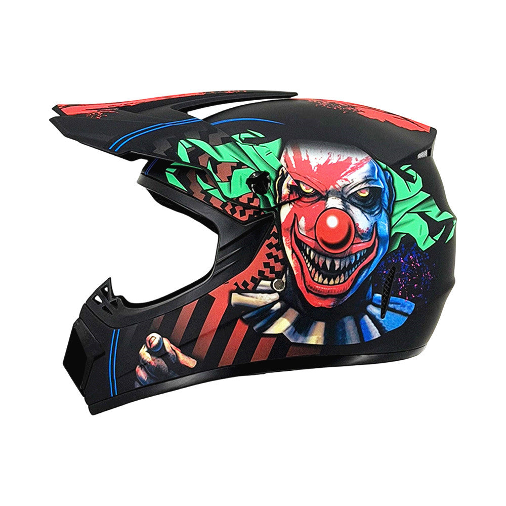 Trakvo | Full-Face Motocross Helmet with Peak and Reinforced Chin Guard