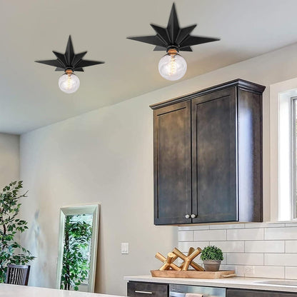 Alurea – Lampada da soffitto LED moderna a forma di stella per cameretta & area giochi