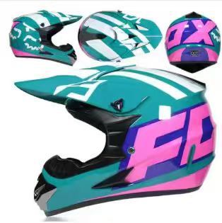 Trakvo | Full-Face Motocross Helmet with Peak and Reinforced Chin Guard