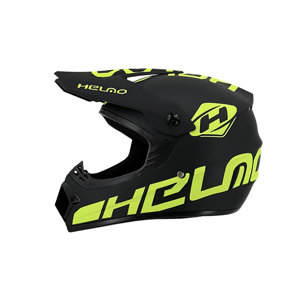 Trakvo | Full-Face Motocross Helmet with Peak and Reinforced Chin Guard