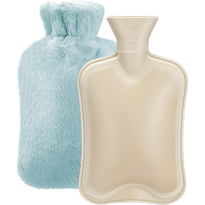 Mellowa | Borsa dell'acqua calda con morbida copertura in peluche e calore di lunga durata