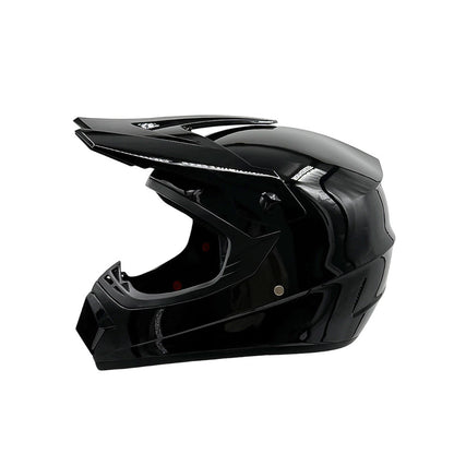 Trakvo | Full-Face Motocross Helmet with Peak and Reinforced Chin Guard
