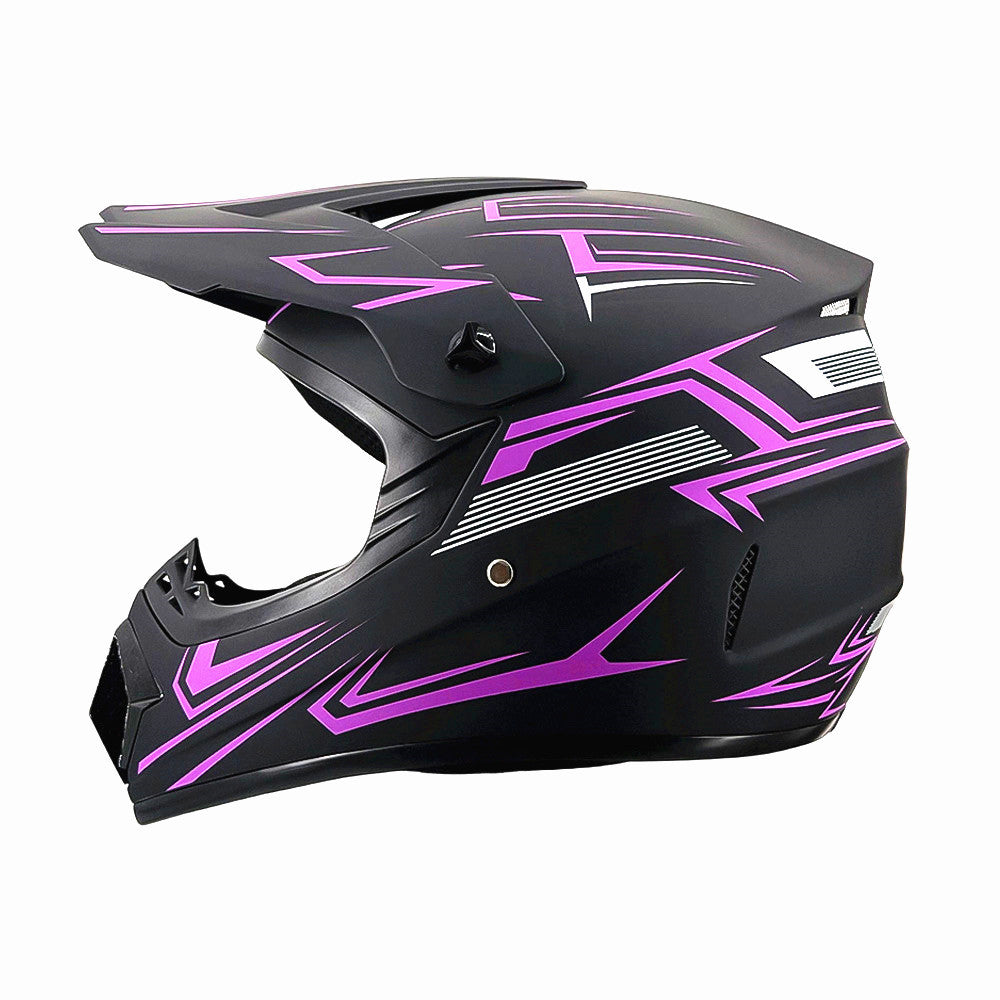 Trakvo | Full-Face Motocross Helmet with Peak and Reinforced Chin Guard
