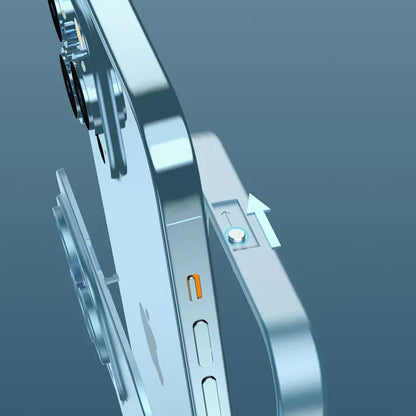 Caselio | Metall Handyhülle magnetisch für iPhone 12 bis 16, stoßfest