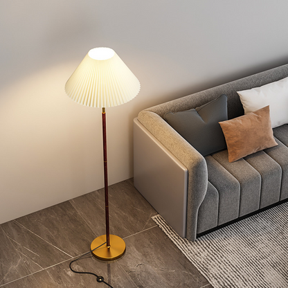 Lunara Shade | Lampada da terra senza tempo in carta di riso stile Japandi