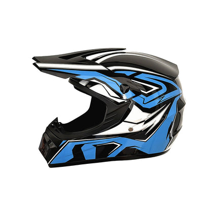 Trakvo | Full-Face Motocross Helmet with Peak and Reinforced Chin Guard