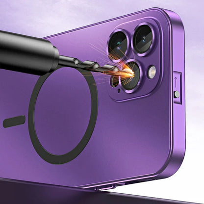 Caselio | Metall Handyhülle magnetisch für iPhone 12 bis 16, stoßfest