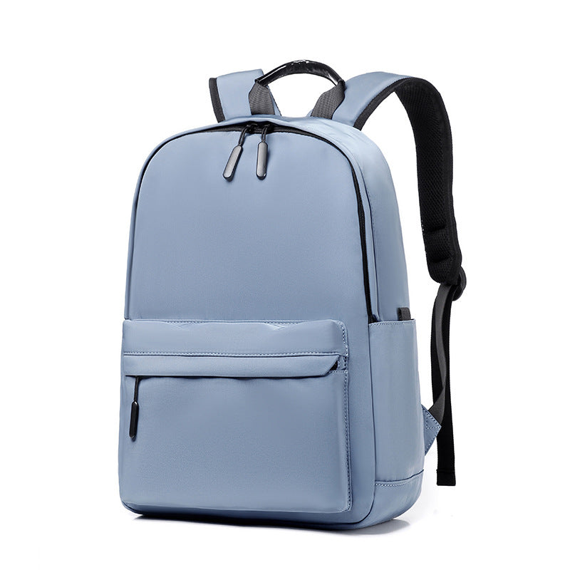 Plainora | Zaino semplice per laptop fino a 15,6 pollici, idrorepellente e con tasche laterali