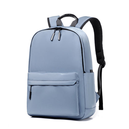 Plainora | Zaino semplice per laptop fino a 15,6 pollici, idrorepellente e con tasche laterali