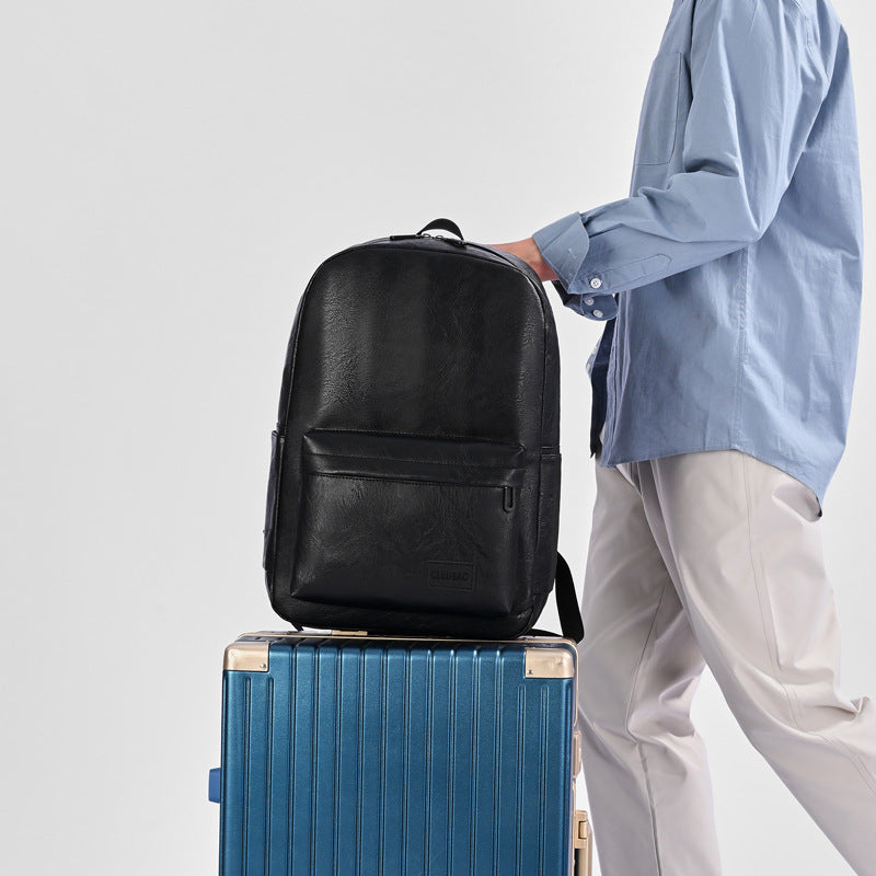 Bureno | Business Rucksack aus Leder mit Laptopfach bis 15 Zoll und Innenfächern