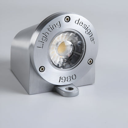 Minimalist LED outdoor wall lamp made of aluminum – weatherproof