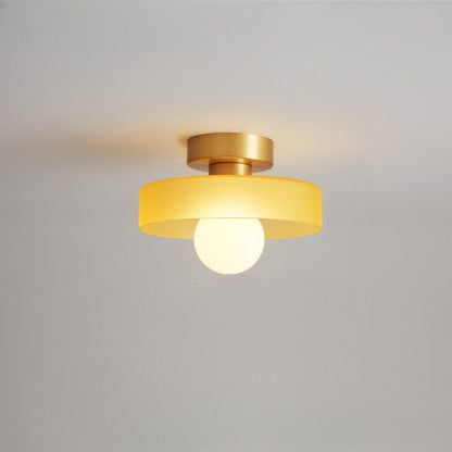 Velastra – Lampada da soffitto francese in stile Bauhaus