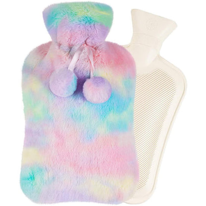 Mellowa | Borsa dell'acqua calda con morbida copertura in peluche e calore di lunga durata
