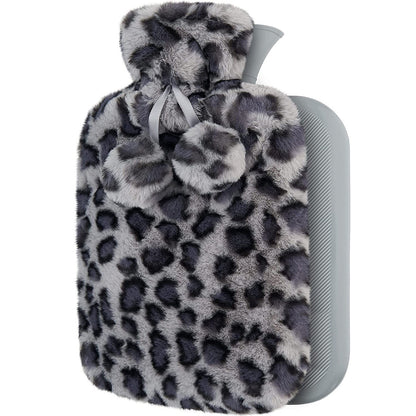 Mellowa | Borsa dell'acqua calda con morbida copertura in peluche e calore di lunga durata