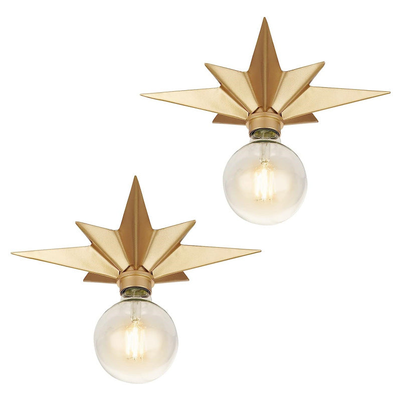 Alurea – Lampada da soffitto LED moderna a forma di stella per cameretta & area giochi