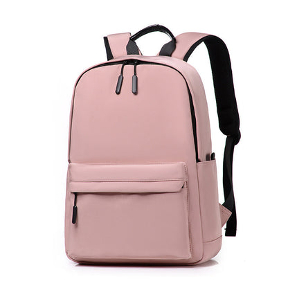 Plainora | Zaino semplice per laptop fino a 15,6 pollici, idrorepellente e con tasche laterali