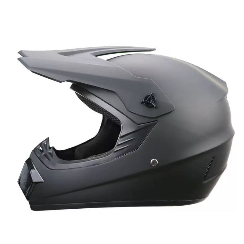 Trakvo | Full-Face Motocross Helmet with Peak and Reinforced Chin Guard
