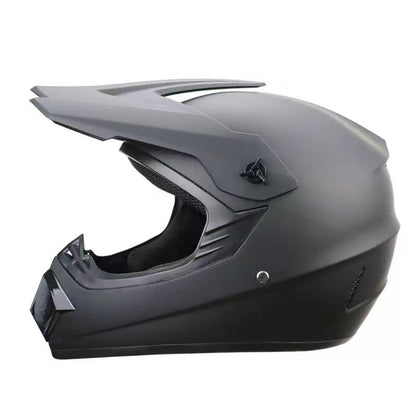Trakvo | Full-Face Motocross Helmet with Peak and Reinforced Chin Guard