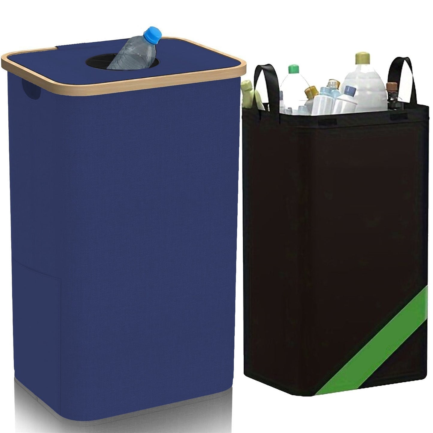 FoldaBag | Foldable 2-in-1 bag for storing plastic and deposit bottles
