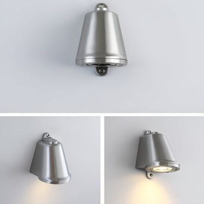 Minimalist LED outdoor wall lamp made of aluminum – weatherproof