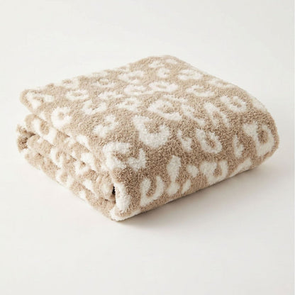 Flauschio | Flauschige Plüsch Kuscheldecke mit Muster, maschinenwaschbar