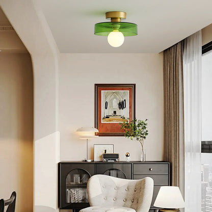 Velastra – Lampada da soffitto francese in stile Bauhaus