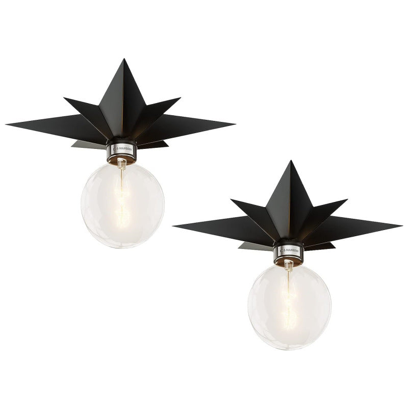 Alurea – Lampada da soffitto LED moderna a forma di stella per cameretta & area giochi