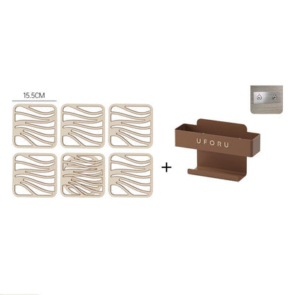 ThermoFlex Set | 6 sottobicchieri 2-in-1 resistenti al calore per pentole e stoviglie