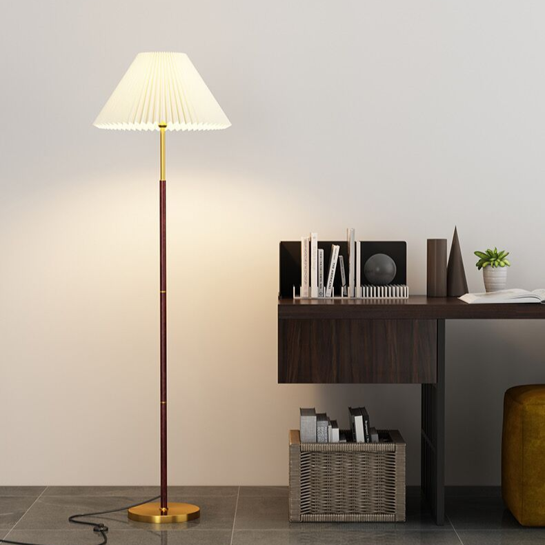 Lunara Shade | Lampada da terra senza tempo in carta di riso stile Japandi
