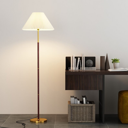 Lunara Shade | Lampada da terra senza tempo in carta di riso stile Japandi