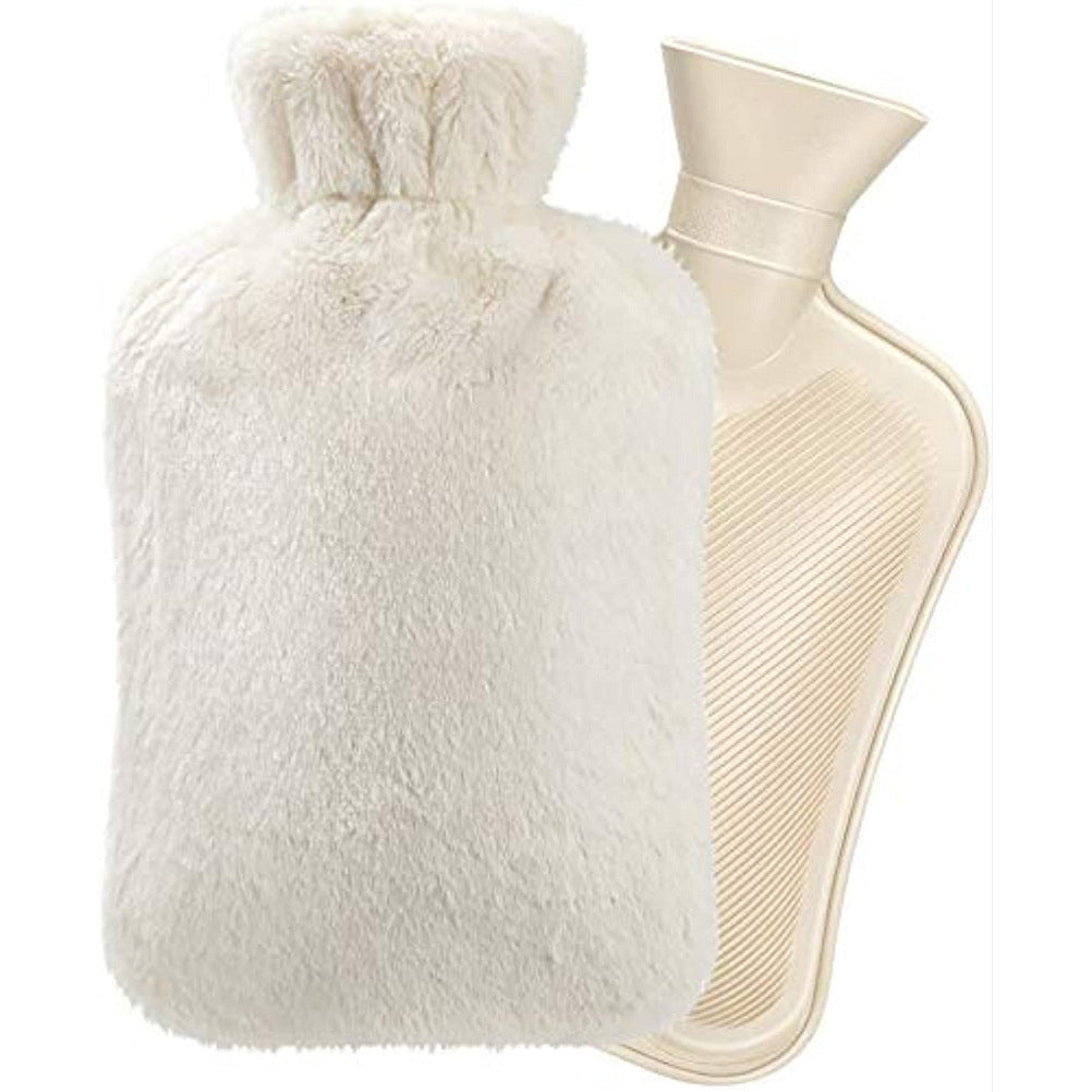 Mellowa | Borsa dell'acqua calda con morbida copertura in peluche e calore di lunga durata