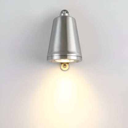 Minimalist LED outdoor wall lamp made of aluminum – weatherproof