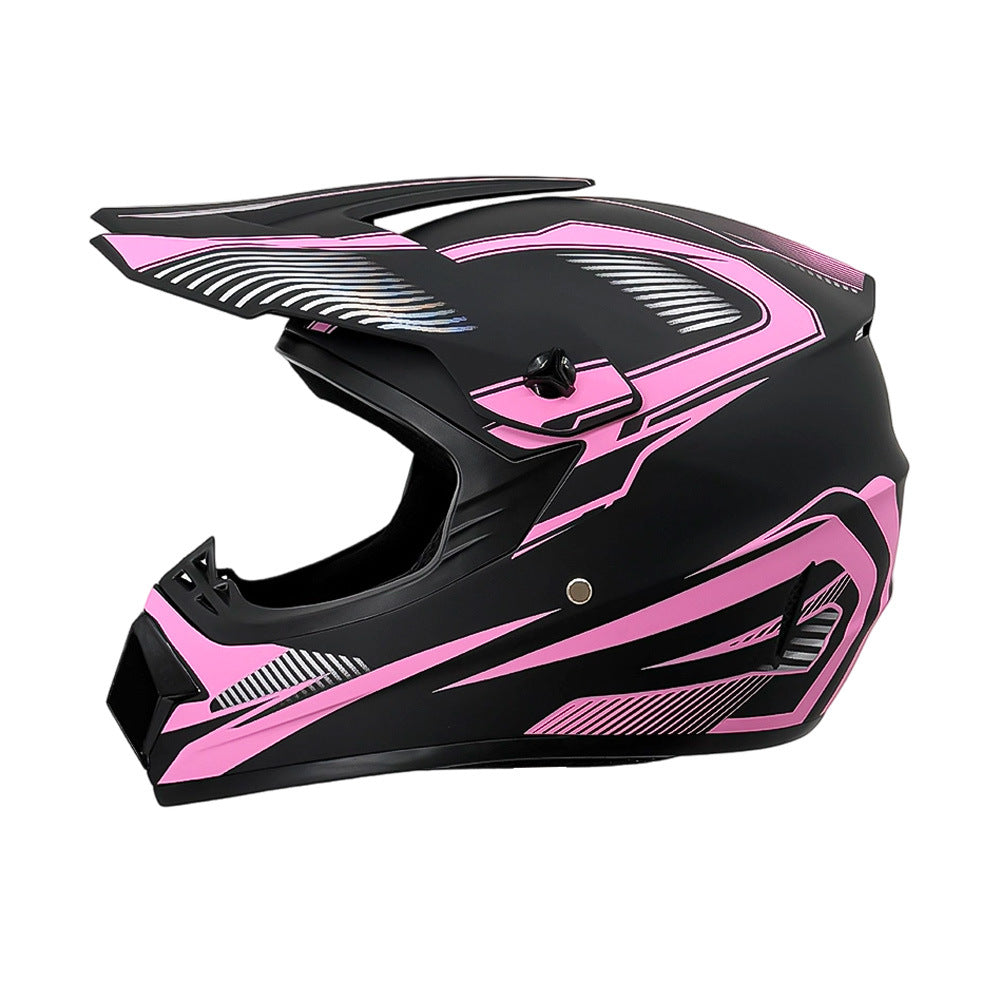Trakvo | Full-Face Motocross Helmet with Peak and Reinforced Chin Guard