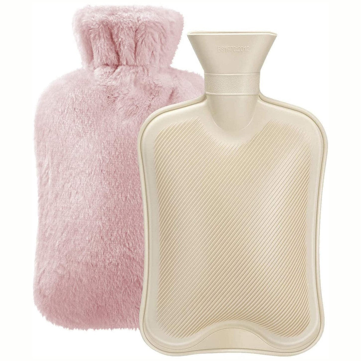 Mellowa | Borsa dell'acqua calda con morbida copertura in peluche e calore di lunga durata